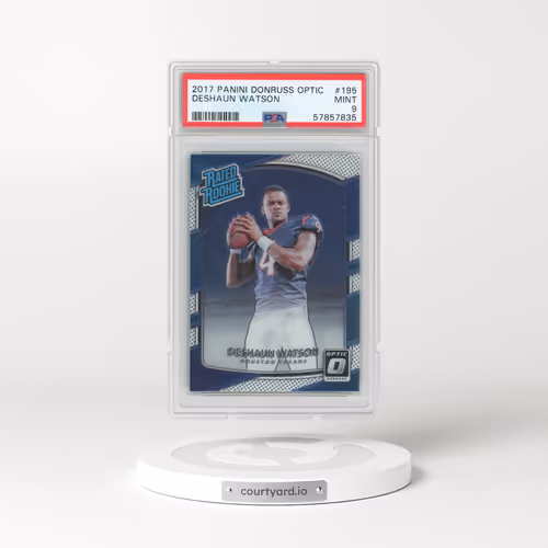 2017 Panini Donruss Optic #195 Deshaun Watson (PSA 9 MINT)