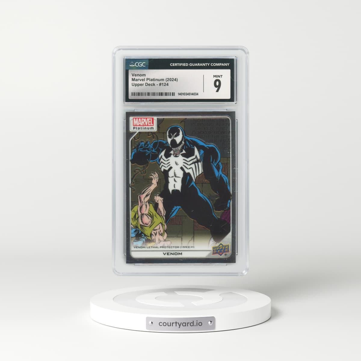 2023 Marvel Platinum (2024 Upper Deck)(2022 on card) #124 Venom (CGC 9 MINT)