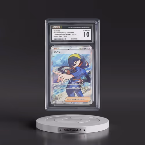 2024 Transformation Mask #123/101 Carmine - Super Rare Holo (CGC 10 GEM MINT)