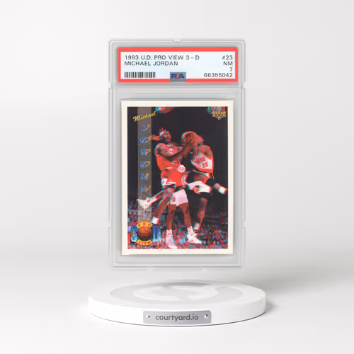 1993 Upper Deck Pro View 3-D #23 Michael Jordan (PSA 7 NM)