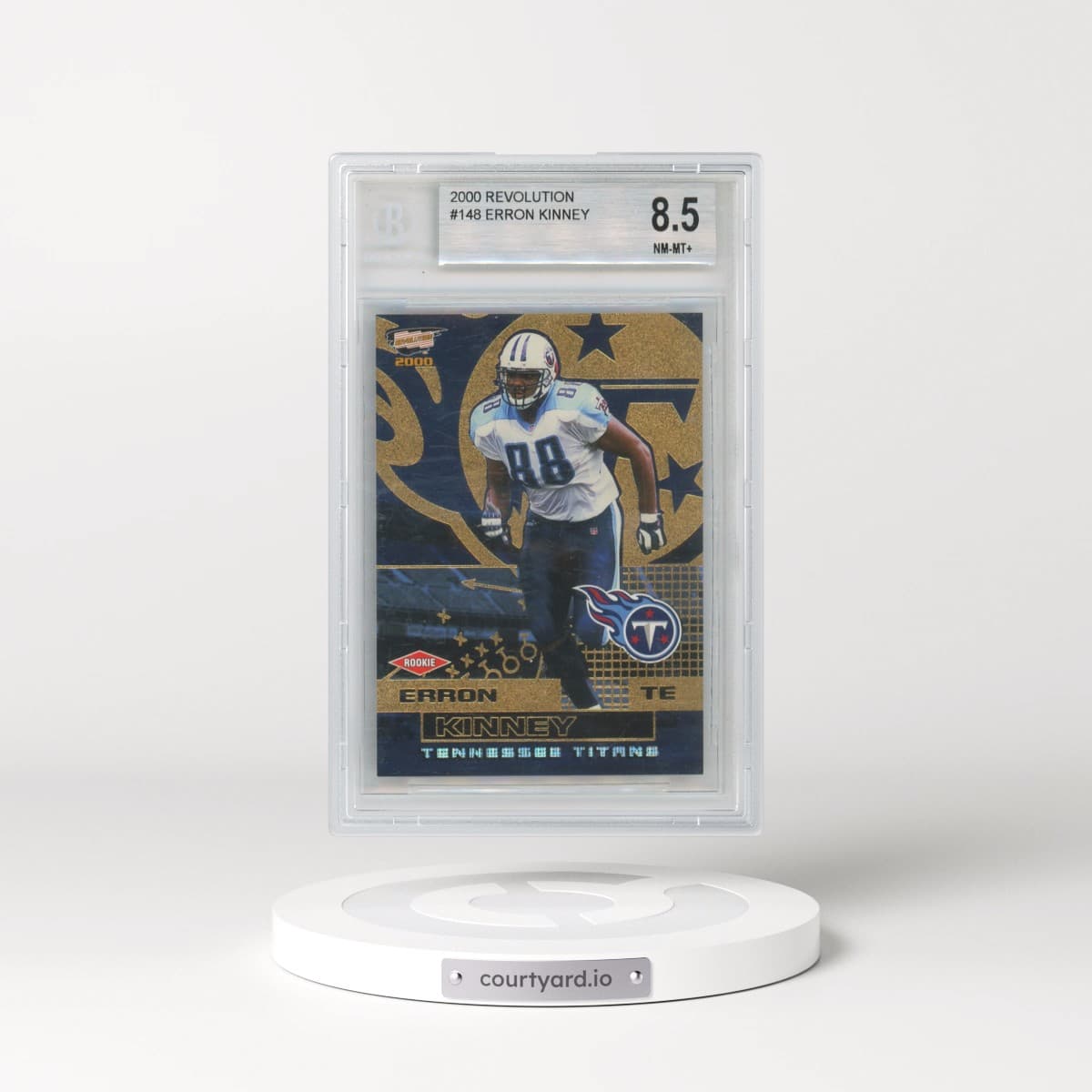 2000 Revolution #148 Erron Kinney RC (BGS 8.5 NM-MT+)
