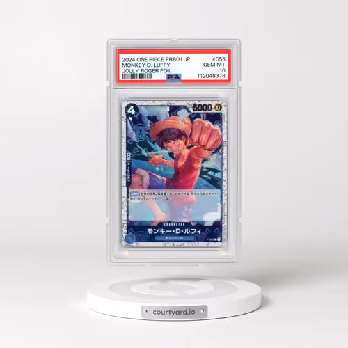 2024 One Piece Japanese PRB01-Premium Booster -One Piece Card the Best #055 Monkey D. Luffy - Jolly 