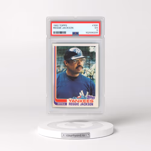 1982 Topps #300 Reggie Jackson (PSA 5 EX)