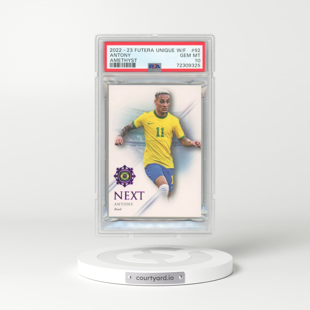 2023 Futera Unique W/F #92 Anthony - Amethyst (PSA 10 GEM MINT)
