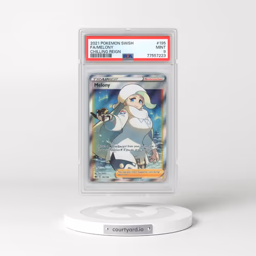 2021 Pokémon Sword & Shield Chilling Reign #195 Melony - Full Art (PSA 9 MINT)