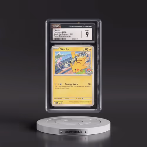 2023 Black Star Promos - Scarlet & Violet SVP EN #190 Pikachu - World Championships (CGC 9 MINT)