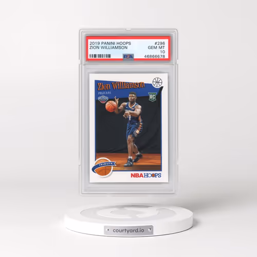 2019 Panini Hoops #296 Zion Williamson (PSA 10 GEM MINT)