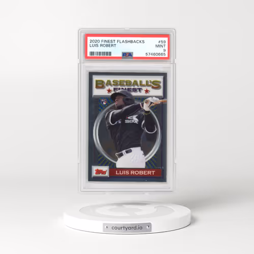 2020 Topps Finest Flashbacks #59 Luis Robert (PSA 9 MINT)