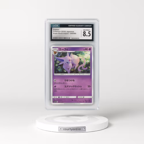 2018 Super-Burst Impact #040/095 Espeon (CGC 8.5 NM-MT+)
