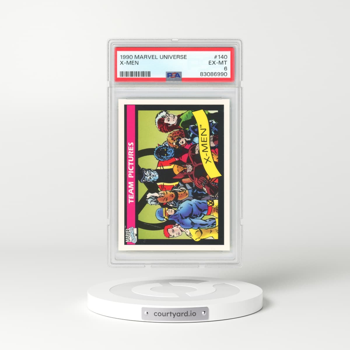 1990 Marvel Universe #140 X-Men (PSA 6 EX-MT)