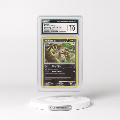 2007 Diamond & Pearl #57 Nuzleaf - Holo (CGC 10 GEM MINT)