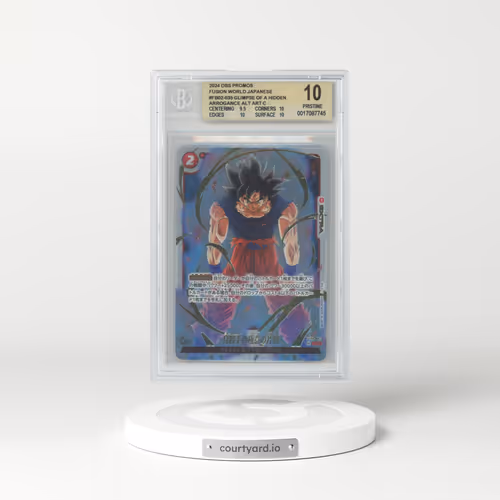 2024 DBS Promos Fusion World #FB02-035 Glimpse of a Hidden Arrogance - Alt Art C (BGS 10 PRISTINE)