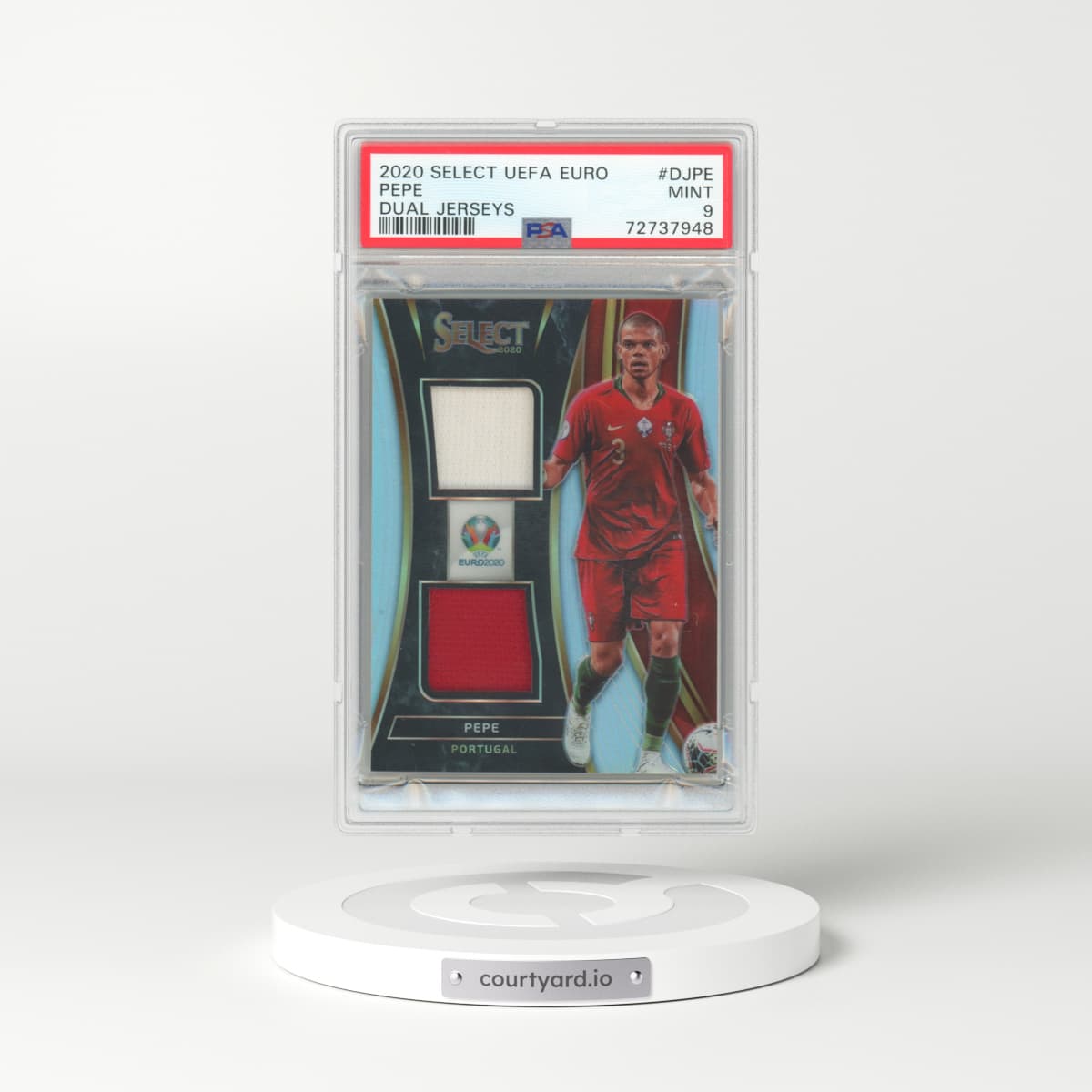 2020 Panini Select Uefa Euro Dual Jerseys #DJPE Pepe - Dual Jerseys (PSA 9 MINT)