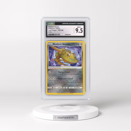 2022 Lost Origin #124/196 Radiant Steelix - Holo (CGC 9.5 MINT+)