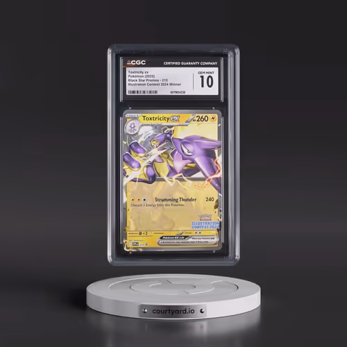 2023 Black Star Promos - Scarlet & Violet SVP EN #215 Toxtricity ex - Illustration Contest 2024 Winn