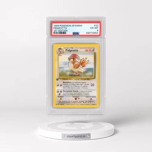 1999 Pokémon #22 Pidgeotto - 1st Edition (PSA 6 EX-MT)