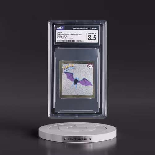 Action Flipz Series 1 (Artbox) #R16 Golbat - Chromium Stickers (CGC 8.5 NM-MT+)