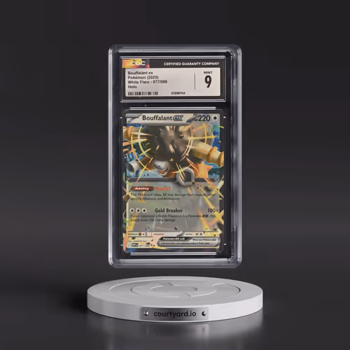 2025 White Flare - WHT EN #077/086 Bouffalant ex - Holo (CGC 9 MINT)